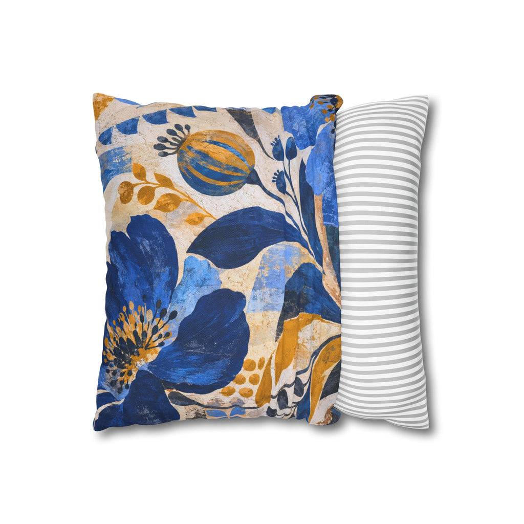 Abstract Floral Pillow Cover | Botanical Garden | Modern Artistic Decor