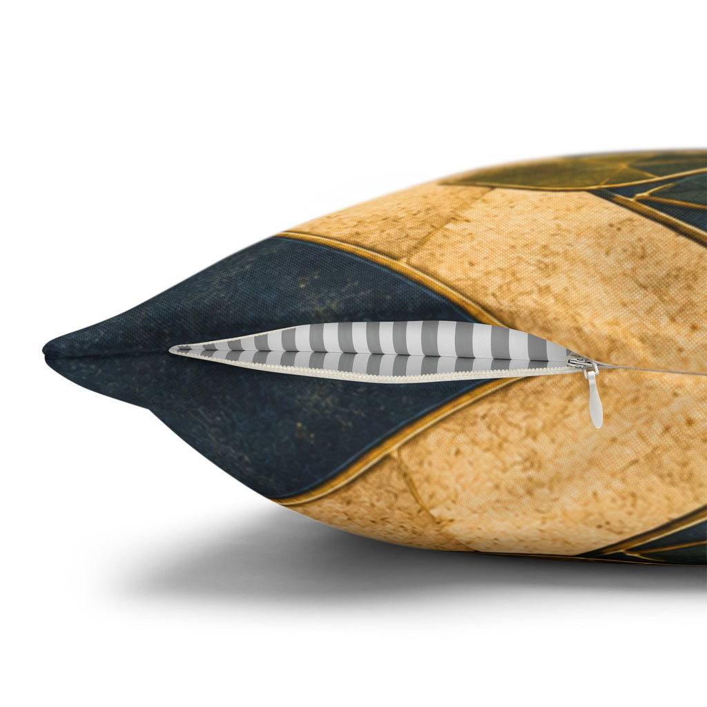 Jerusalem Lion Pillow Cover | Kintsugi Israeli Art | Spiritual Decor
