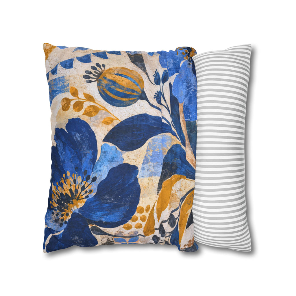 Abstract Floral Pillow Cover | Botanical Garden | Modern Artistic Decor