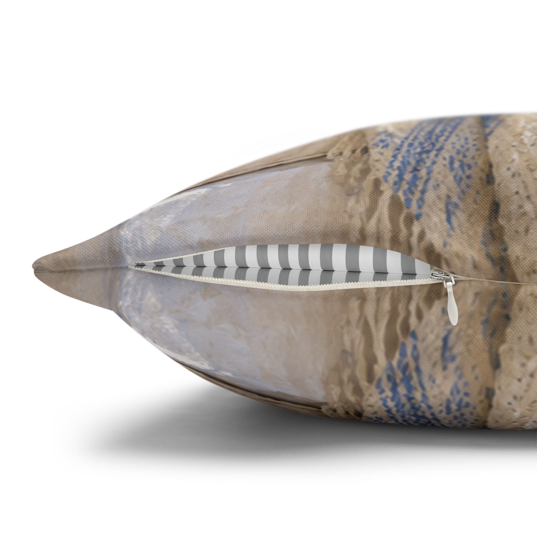 Mediterranean Reading Nook Pillow Cover | Greek Sea View Art | Cozy Island Decor