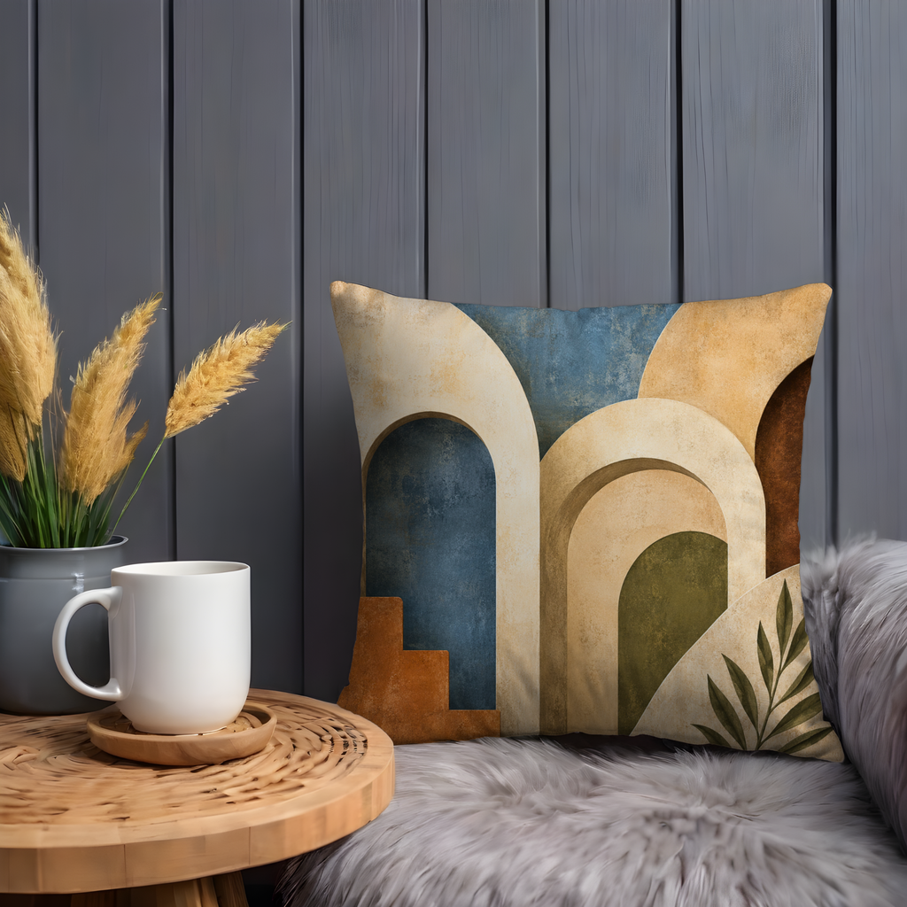 Abstract Arches Pillow Cover | Modern Geometric Art | Boho Decor