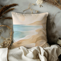 Coastal Dunes Pillow Cover | Serene Beach Art | Neutral Boho Decor