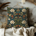 William Morris Floral Pillow Cover | Classic Pattern Art | Elegant Decor