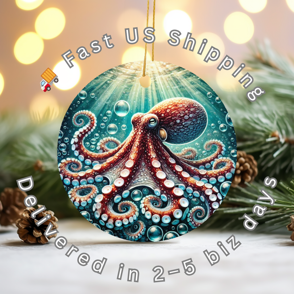 Nudibranch Ceramic Ornament – Coastal Ocean Art