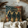 Special Forces Operators Flag Pillow Cover | Military Tactical Art | Patriotic Decor
