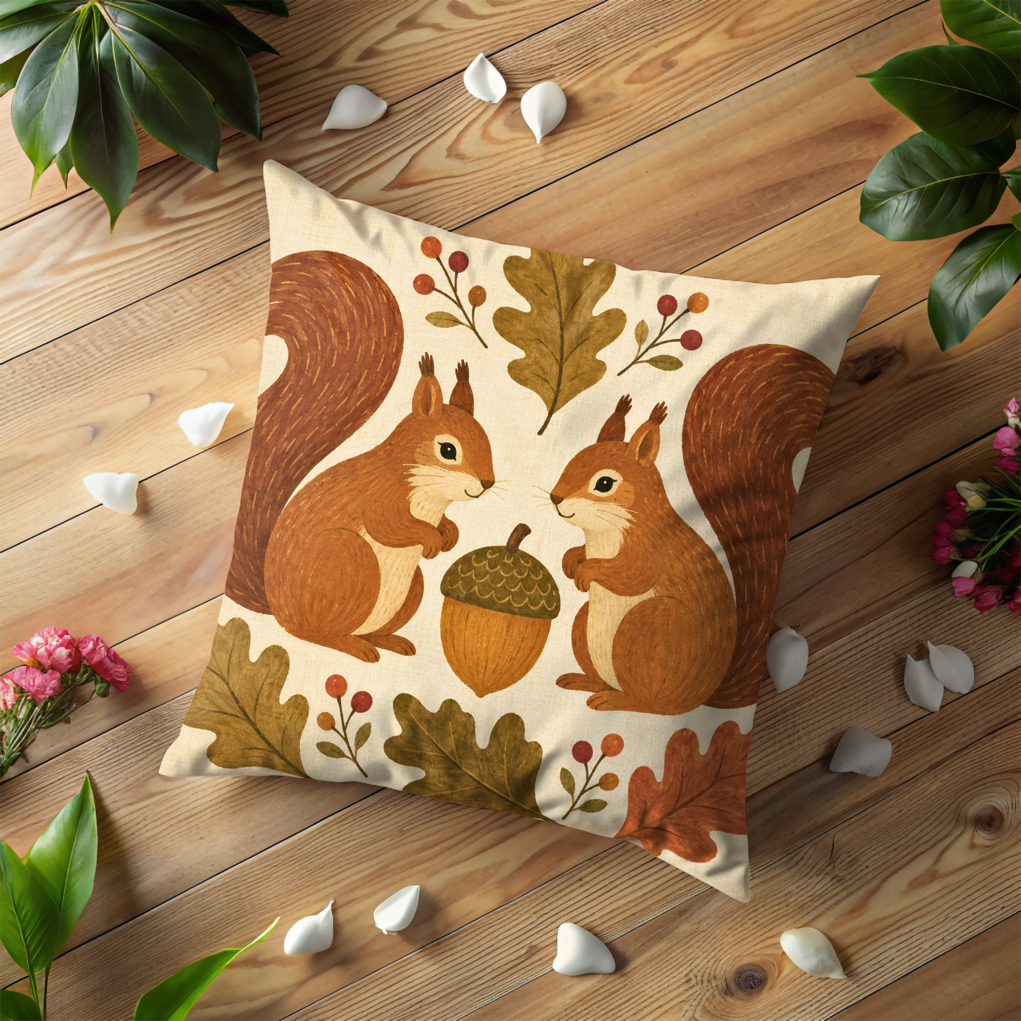 Copy of Retro Guitar Sun Rainbow Pillow Cover | 70s Bohemian Art
