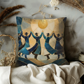 Jewish Folk Dance Pillow Cover | Traditional Celebration Art | Cultural Decor