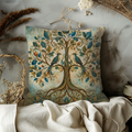 Tree of Life Pillow Cover | Birds Sacred Tree Art | Mystical Nature Decor