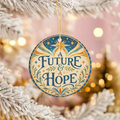 A Future and a Hope Ceramic Ornament | Jeremiah 29:11