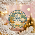 Do Not Worry Ceramic Ornament – Bread Cloth Sunrise Decor