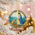 Touch His Garment Ceramic Ornament | Jesus Healing Story