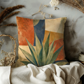Agave Desert Collage Pillow Cover | Southwest Modern Art | Modern Decor