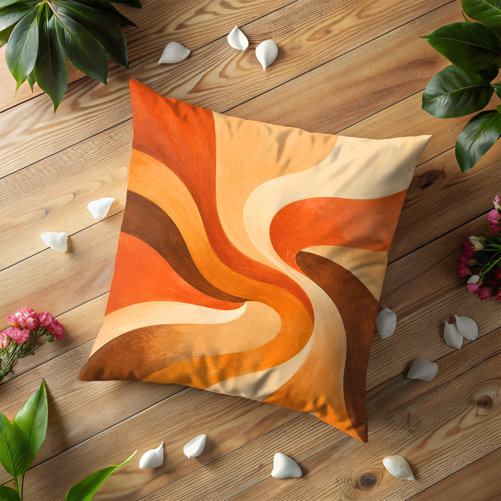 Patterns Pillow Cover | Abstract Scene