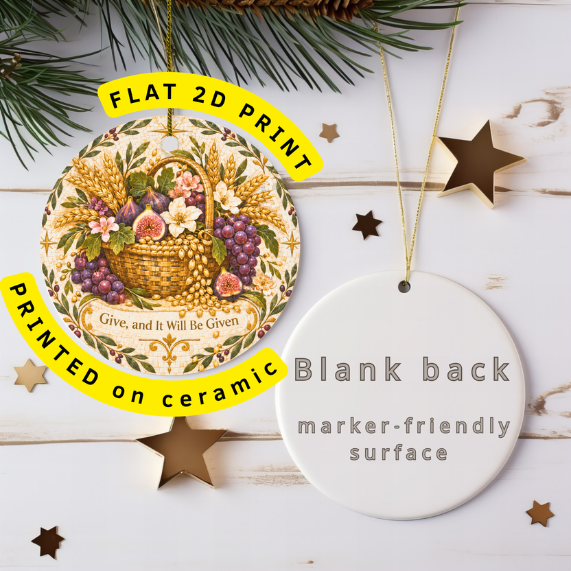 pi-owner-mockup:2:6aa4d4e18dfca0ac87050e04|FLAT_2D_INFO|Harvest Basket Ceramic Ornament | Abundance | Mosaic Decor gallery