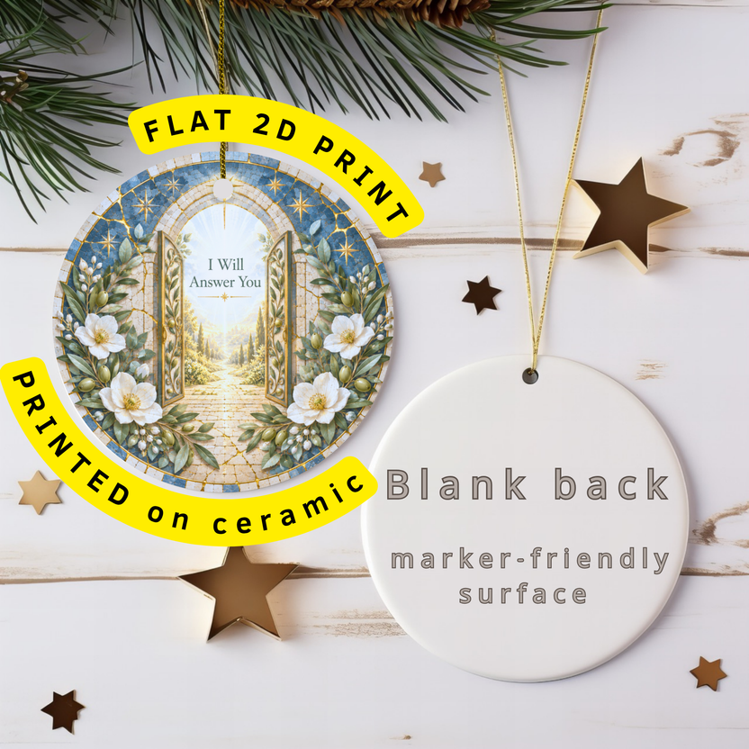 pi-owner-mockup:2:6aa4d8fb404866de0d00a7d3|FLAT_2D_INFO|Open Arched Doors Ceramic Ornament | Spiritual Faith | Mosai gallery