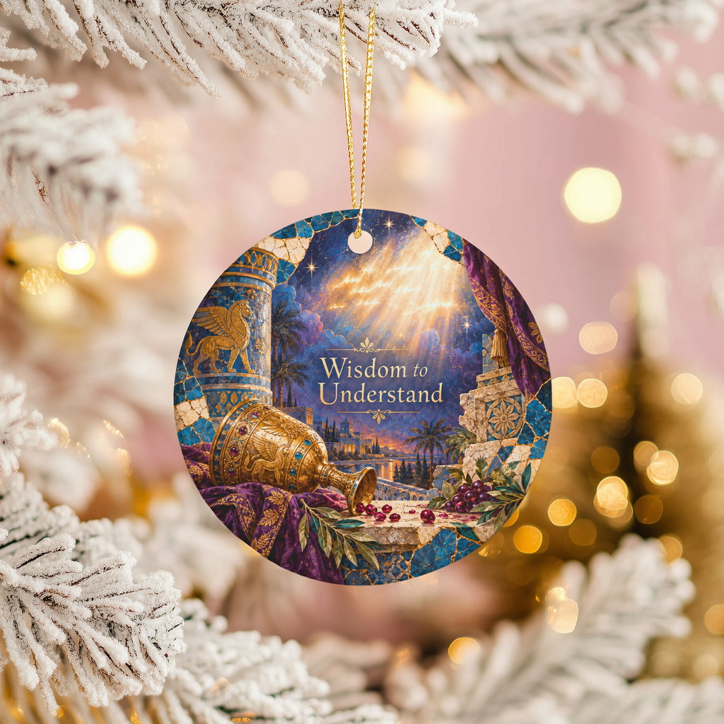 Wisdom to Understand Ceramic Ornament | Ancient Wisdom Theme | Classical Decor gallery