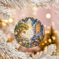 Divine Landscape Ceramic Ornament | Biblical Prophecy | Spiritual Decor gallery