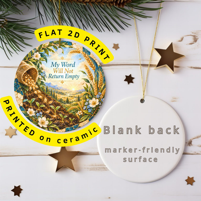 pi-owner-mockup:2:6aa6334eb072fbac9504a7cc|FLAT_2D_INFO|Spilled Seed Basket Ceramic Ornament | Scripture Theme | Rus gallery