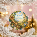 Spilled Seed Basket Ceramic Ornament | Scripture Theme | Rustic Decor gallery