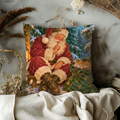 Santa Claus Pillow Cover | Snowy Night Forest