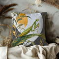 Praying Mantis Pillow Cover | Natural Setting with Abstract Elements