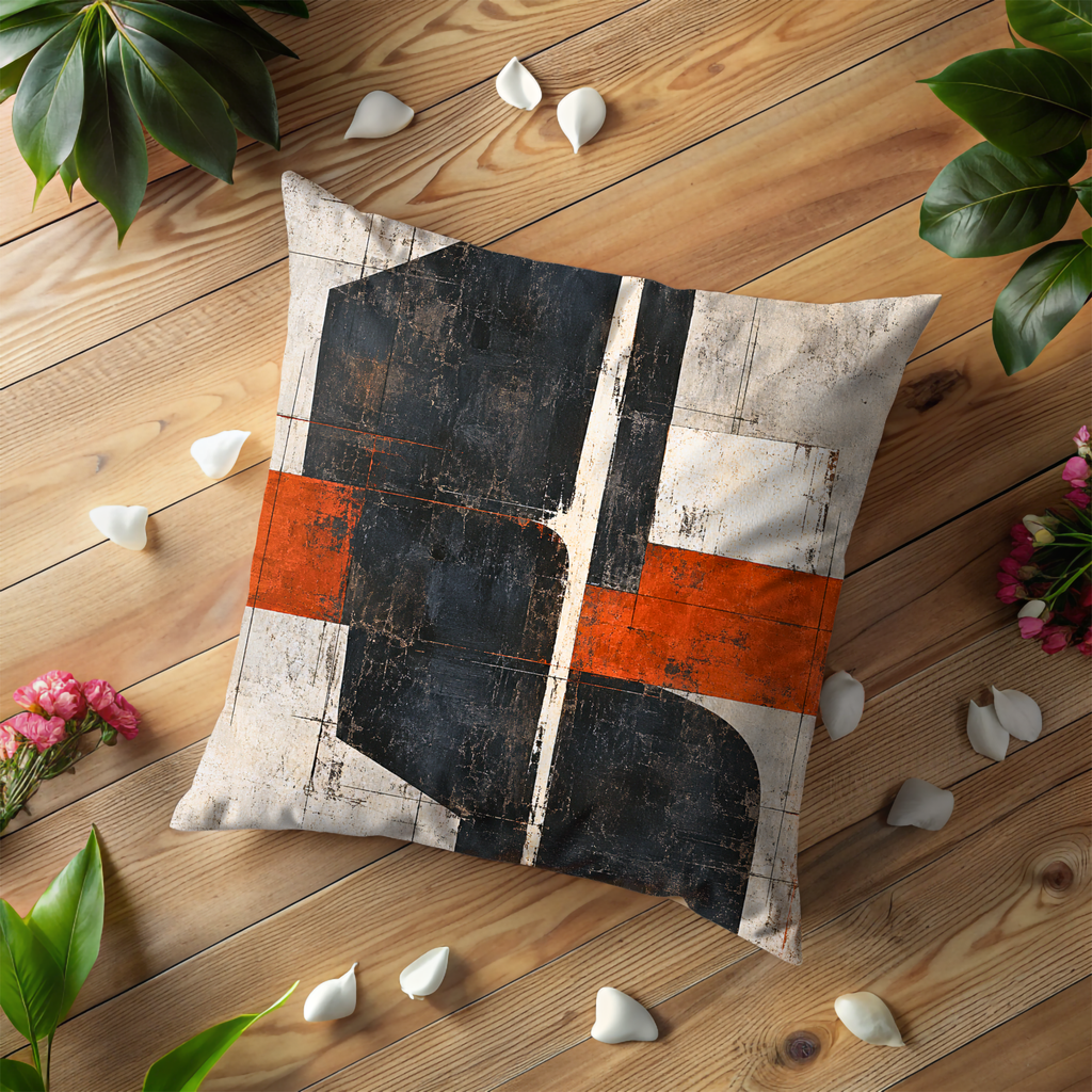 Composition Pillow Cover | Abstract Scene