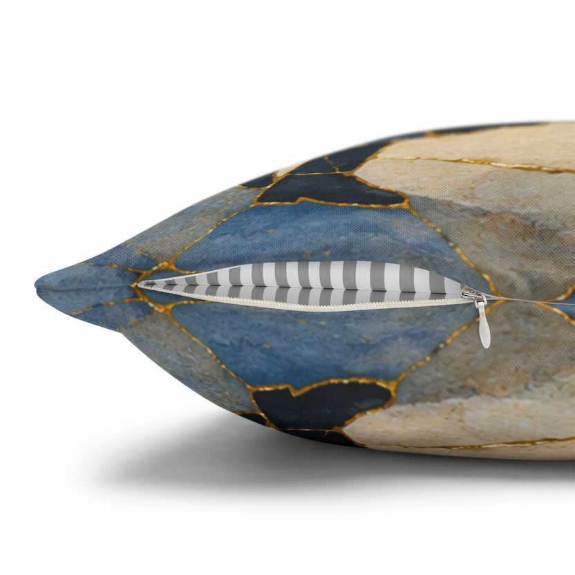 Hasidic Dance Jerusalem Pillow Cover | Kintsugi Jewish Art | Spiritual Decor