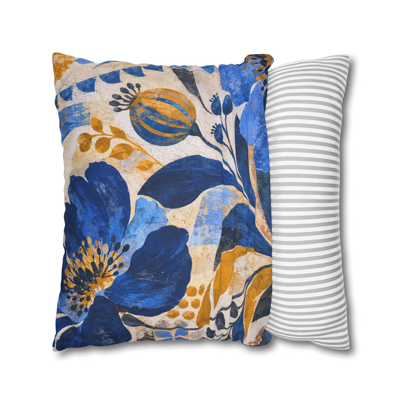 Abstract Floral Pillow Cover | Botanical Garden | Modern Artistic Decor