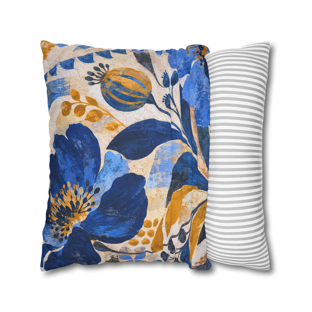 Abstract Floral Pillow Cover | Botanical Garden | Modern Artistic Decor