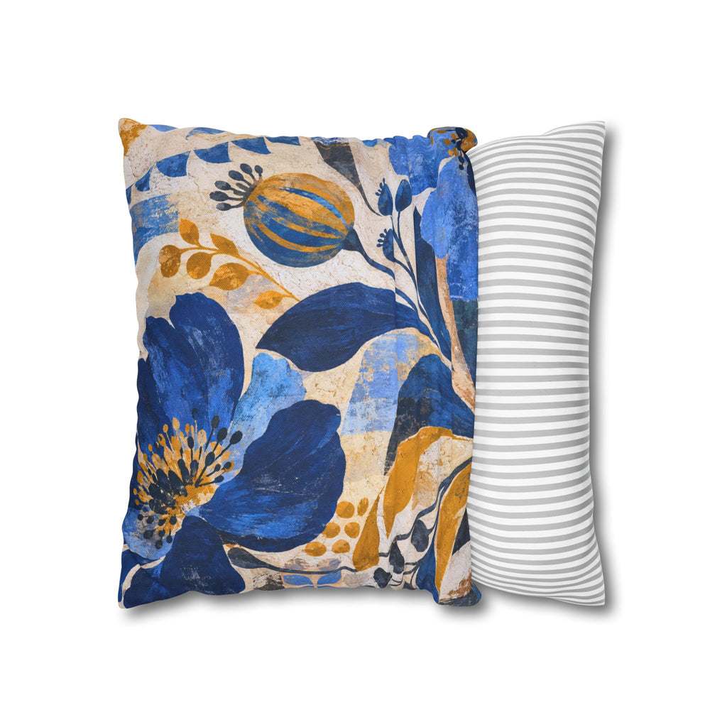 Abstract Floral Pillow Cover | Botanical Garden | Modern Artistic Decor