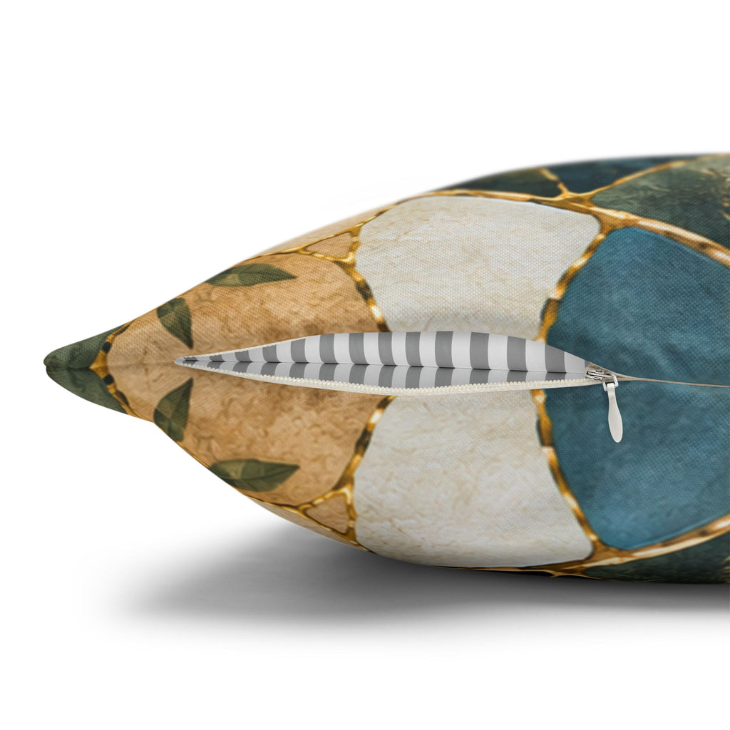 Four Holy Cities Pillow Cover | Jerusalem Hebron Tiberias Safed Art | Spiritual Decor
