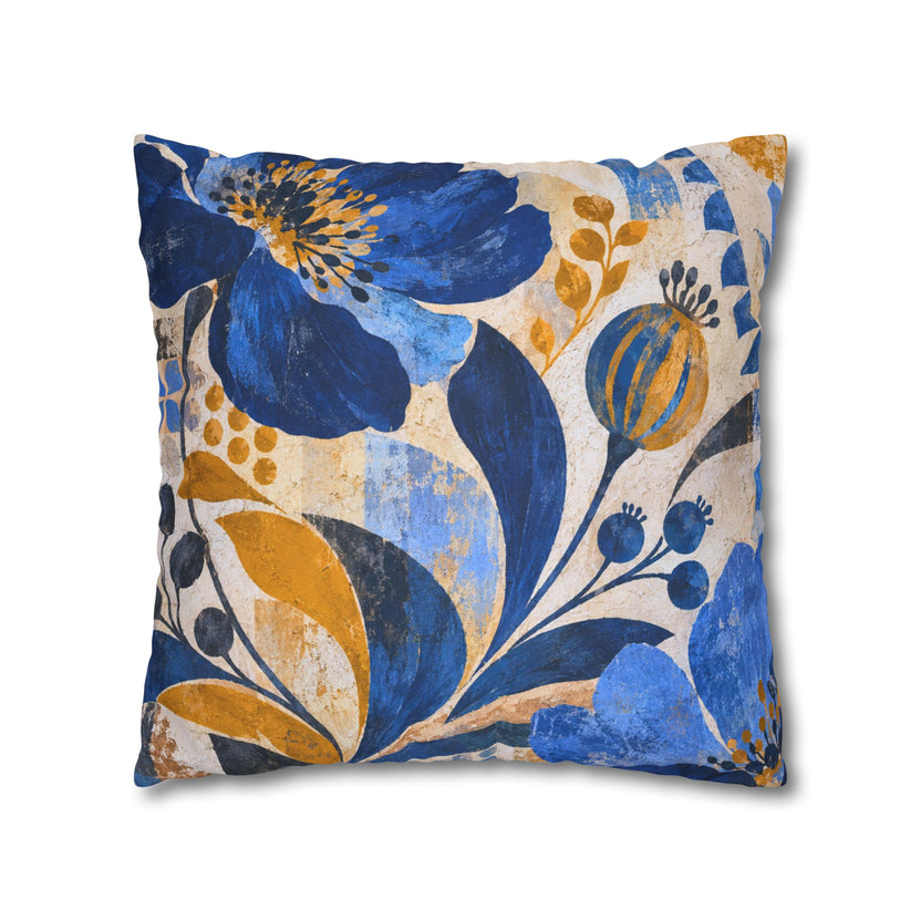 Abstract Floral Pillow Cover | Botanical Garden | Modern Artistic Decor